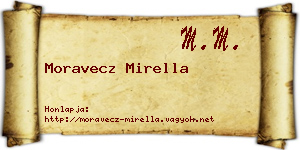 Moravecz Mirella névjegykártya